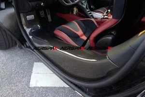 For Mclaren 720S Coupe Dry Carbon Fiber Door Sills Threshold Panels Cover Kits - Picture 1 of 8