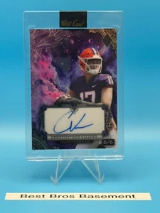 2024 Wild Card 7 Card Studs Christopher Vizzina RC Auto 6/6 Spade Purple Wave - Picture 1 of 2