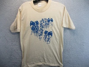 Vintage Rennrad Shirt Herren Medium Beige Dieners Fahrradladen Einzelnaht USA 70er - Bild 1 von 10