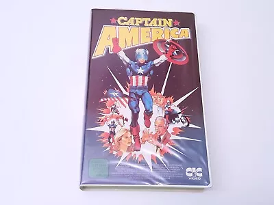Captain America 1979 VHS German PAL CIC Video Reb Brown Len Birman - Bild 1 von 4