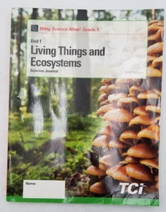 Bring Science Alive! Gr 5 Unit 1 Living Things & Ecosystems Science Journal - Imagen 1 de 3