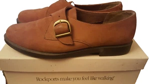Rockport W4562W Slip On Brown Suede Copper Buc Women's U.S. 7 1/2 Mint w/ Box - Picture 1 of 5