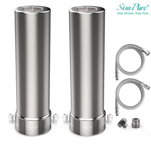 2 Pack SimPure V7 5 Stage Under Sink Water Filter System Purifier 20K Gallons - Picture 1 of 8