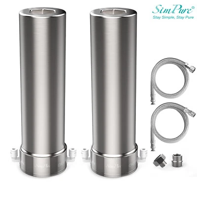 2 Pack SimPure V7 5 Stage Under Sink Water Filter System Purifier 20K Gallons - Image 1 of 4