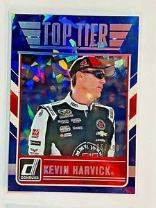  2017 Donruss Top Tier Cracked Ice #4 Kevin Harvick /999 Nascar