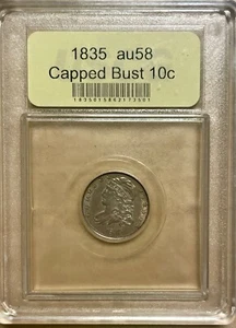 1835 Capped Bust Dime - Picture 1 of 4