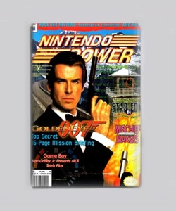GOLDENEYE 007 64 / NINTENDO POWER 2"x3" FRIDGE MAGNET (magazine game n64 retro - Picture 1 of 3