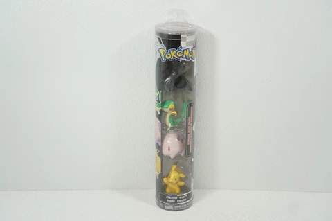 Pokemon Figure Gift Pack Pikachu Snivy Munna Zekrom Jakks 2011 Toysrus Cover
