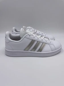adidas Grand Court Base White Womens Shoes - Picture 1 of 8