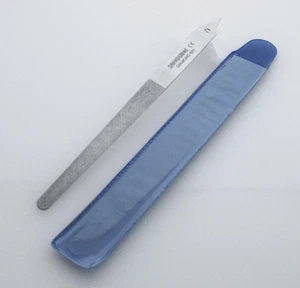 6" Diamond Nail File Double-Sided Stainless Steel for Natural & Artificial Nails - Picture 1 of 12
