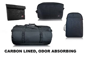 BORSA SECRET ODOR odore ASSORBENTE CARBONIO FODERATO VIAGGIO BORSONE PICCOLO GRANDE o piccolo - Foto 1 di 17