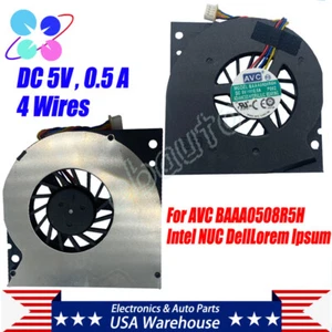 For AVC Ultra Thin 5V DC 55mm Laptop Blower Fan BAAA0508R5H /BASA0508R5H 4 Pin - Picture 1 of 3