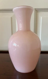 Larry Laslo For Mikasa Soft Pink Cased Glass Vase 1980’s No Label - Picture 1 of 9