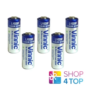 5 VINNIC 23A L1028F ALKALINE BATTERIEN 12V OHNE QUECKSILBER & BLEI BULK CHINA NEU - Bild 1 von 3
