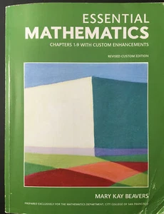 Essential Mathematics 2nd Edition Chapters 1-9 by Mary Kay Beavers - Picture 1 of 12
