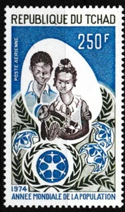 Chad - Año de la Población Mundial sin usar 1974 Mi. 703 - Imagen 1 de 1
