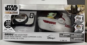 Star Wars Mandalorian Baby Yoda 9" Grogu & Hover Kinderwagen Funkfernbedienung Neu im Karton - Bild 1 von 5