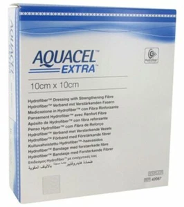 Aquacel Extra 10 x 10cm (4 x 4") wound dressing x10 - Bild 1 von 1