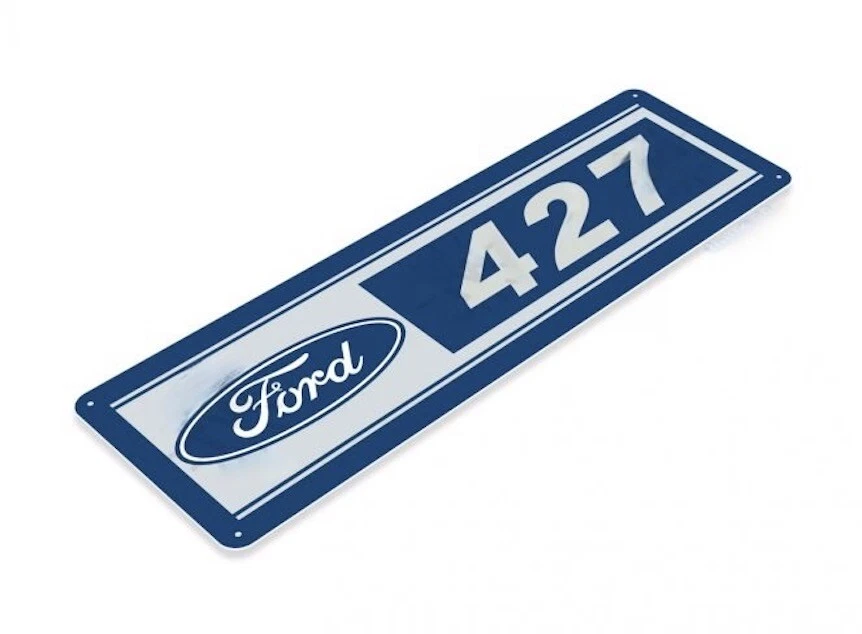 FORD 427 COBRA TIN SIGN SHELBY MUSTANG SVT COBRA R SALEEN SNAKE K CODE 6x18 inch - Image 1 of 1