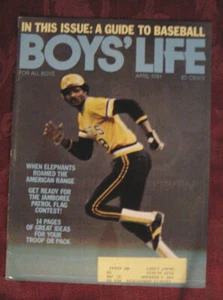 BOYS LIFE Scouts Magazine April 1981 Guide to BASEBALL MLB Donald Honig - Picture 1 of 1