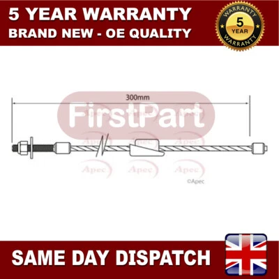 Fits Ford Fiesta 2002-2009 Fusion 2002-2012 FirstPart Front Hand Brake Cable - Изображение 1 из 2