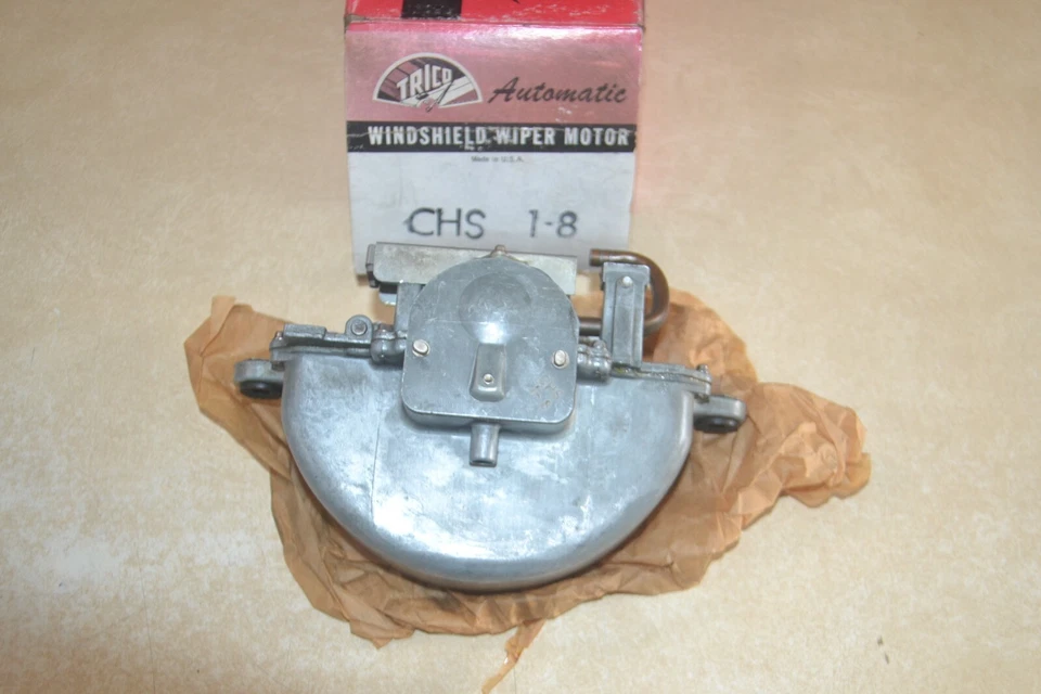 1956 57 58 59 60 Rambler American NOS Trico aspiradora limpiaparabrisas motor garantía AMC Foto 1 de 4