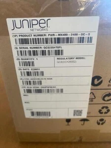 Juniper PWR-MX480-2400-DC High-Capacity 2400W DC Power, MX240, MX480 Sealed! - Picture 1 of 3