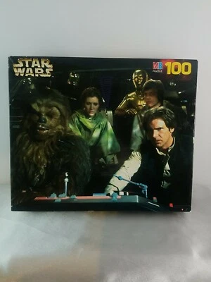 New Milton Bradley Star Wars Vl 100pc Puzzle Han Solo, Luke, Leia, Chewie, C-3PO - Image 1 of 4