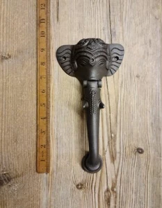 AFRIKANISCHER ELEFANT GUSSEISEN TÜRKLOPFER - Bild 1 von 1