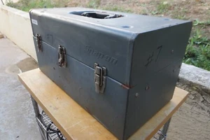 ★ Vintage ★ Snap-on 24" Folding Cantilever Toolbox ★ 26Lbs of Heavy Duty Metal ★ - Picture 1 of 24