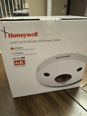 Honeywell Video HFD6GR1 Network IR Rugged Fisheye Camera, 1.7mm, 6MP - Image 1 of 4
