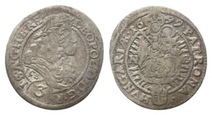 Römisch Deutsches Reich 3 Kreuzer 1699 NB//ICB Nagybánya Münze Coin (B396) - Bild 1 von 1