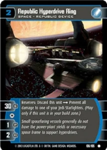 STAR WARS FREE JEDI GUARDIANS BOOSTER + REPUBLIC HYPERDRIVE RING FOIL NM scrat - Picture 1 of 2