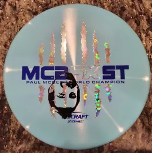 Discraft 6X McBEAST Claw ESP ZONE - Paul "Pablo" McBeth Head Overstamp - Picture 1 of 10