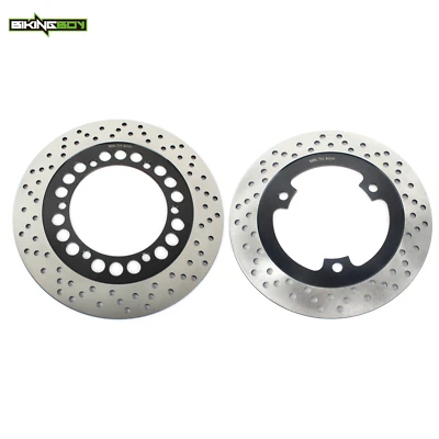 Front Rear Brake Disc Rotors For Kawasaki Ninja 500R EX500D 1994-2009 08 07 06 - Image 1 of 4