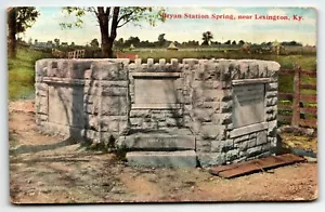 Postkarte Bryan Station Spring bei Lexington Kentucky KY PM 1910 - Bild 1 von 2