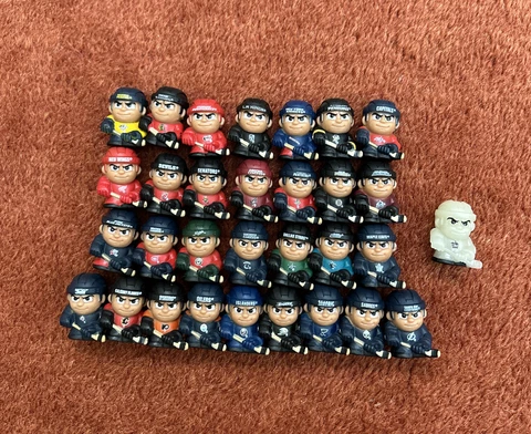 TeenyMates NHL Series 1 Complete League Set-30 +Glow in the Dark Figure Rare Set Cover