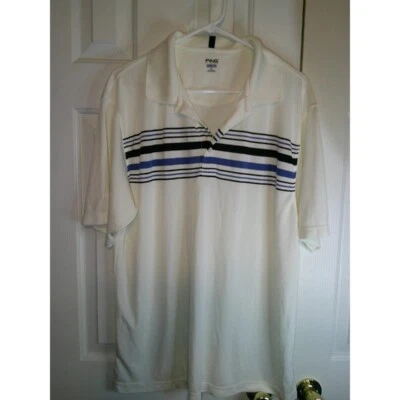 PING Golf Polo Shirt Performance Dynamics Striped Athletic XL - Image 1 of 3