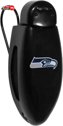 Siskiyou Sports NFL Seattle Seahawks Visor Clip for Sunglasses, Black, One Size Cover