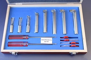 FP BJ16, insert type 8 pieces Quality BORING bar TOOLBIT SET in box ON SALE - Picture 1 of 1