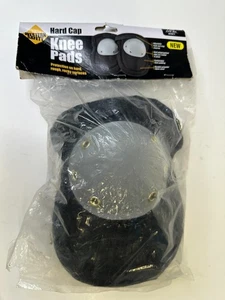 NEW ~ Western Safety Black Cap Knee Pads Foam Padding Safety 1 Size Fits All - Picture 1 of 2
