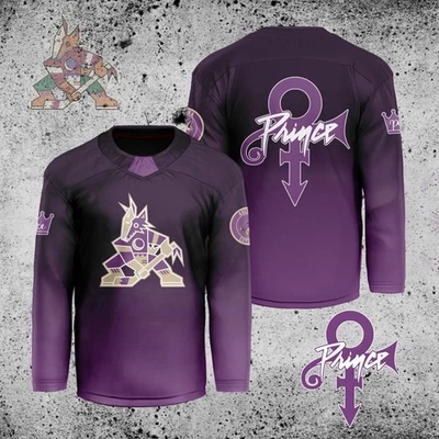 Personalized Arizona Coyotes X Prince Hockey Shirt Men's Fan Gear Christmas Gift - Image 1 of 4