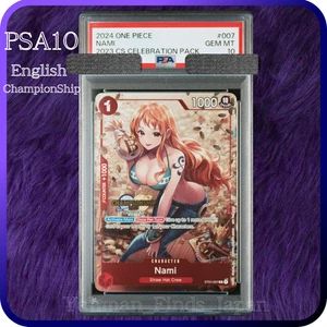 PSA 10 Nami ST01-007 ChampionShip Celebration Pack ONE PIECE English 2024 - Picture 1 of 2