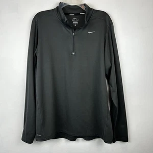 Nike Pullover Mens Extra Large Gray Quarter Zip Gorpcore Dri Fit Read - Picture 1 of 10