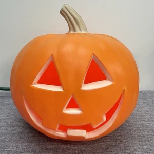 Halloween Pumpkin Blow Mold Jack-O-Lantern Light Up - Picture 1 of 7