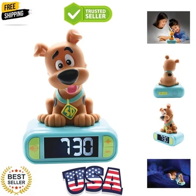 Scooby-Doo Reloj Despertador Digital para Niños con Luz Nocturna Reposo, Cl... Foto 1 de 4