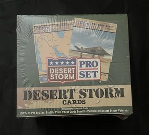 *FACTORY SEALED*  1991 PRO SET DESERT STORM TRADING CARDS BOX 36 PACKS - Picture 1 of 6