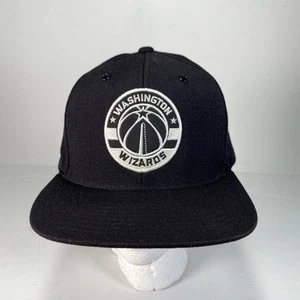 Gorra Washington Wizards Snap Back negra NBA baloncesto Mitchell Ness para hombre - Imagen 1 de 10