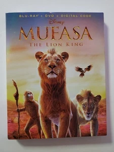 MUFASA THE LION KING BLU-RAY + DVD WITH SLIPCOVER NO DIGITAL, LOT D9, - Picture 1 of 2