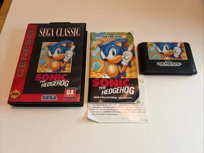 Sonic The Hedgehog Sega Classics (Sega Genesis, 1995) Complete CIB - Image 1 of 4